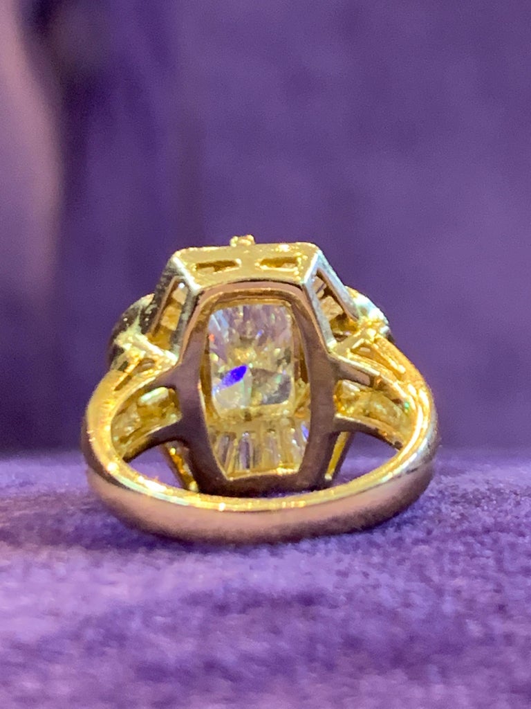 Oval Diamond Cocktail Ring