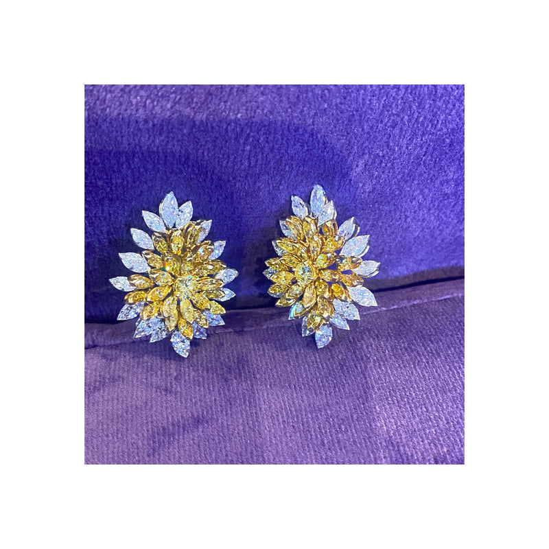 Van Cleef & Arpels Multicolor Diamond Earrings