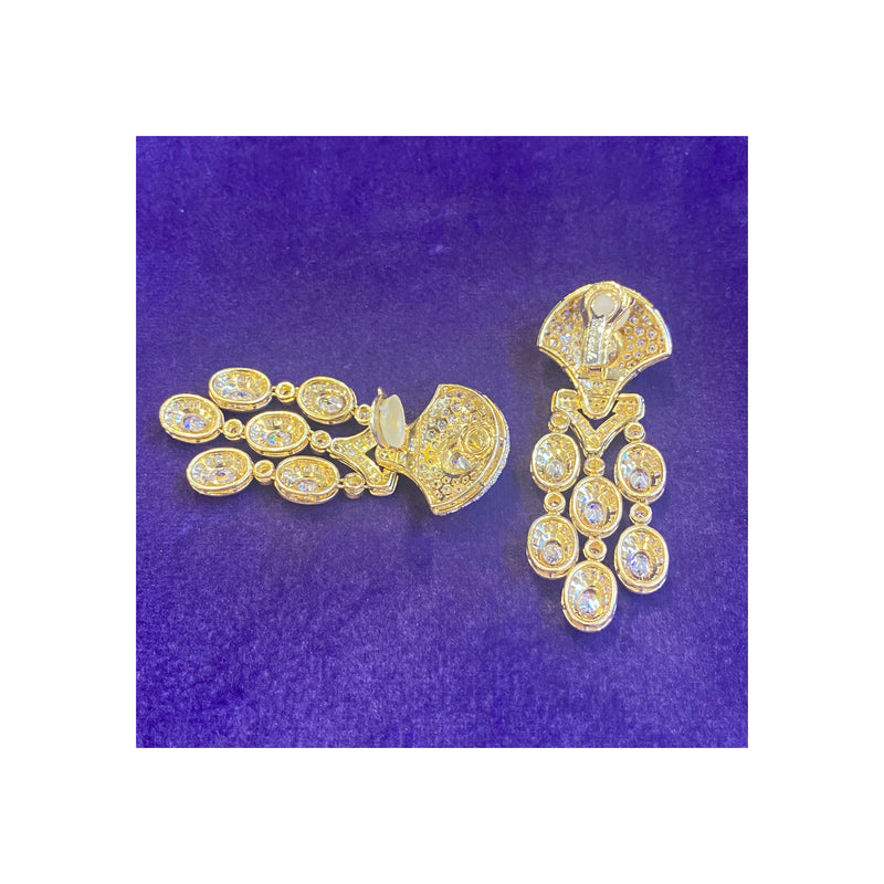 Chandelier Diamond Earrings by Tabbah