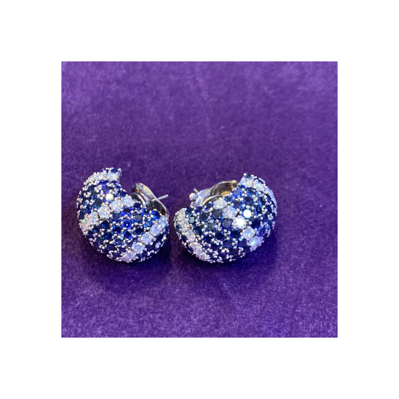 Van Cleef & Arpels Sapphire & Diamond Earrings