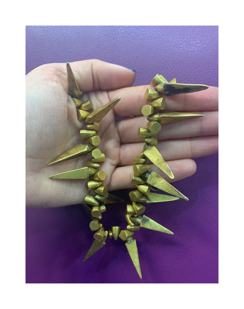 Archeological Revival Spike Necklace