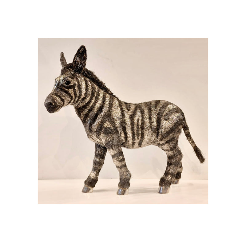 Mario Buccellati Life Size Silver Baby Zebra