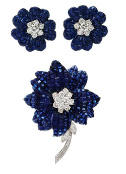 Van Cleef and Arpels Sapphire Mystery Set