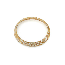 Diamond & Gold Choker Necklace