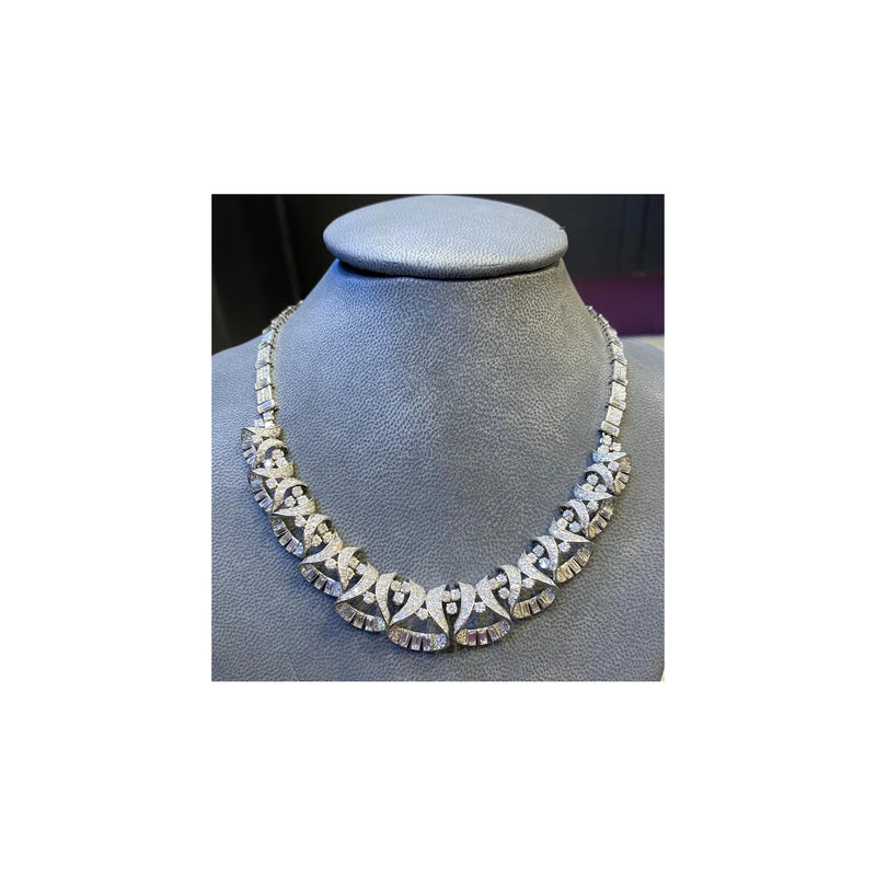 French Art Deco Diamond Necklace