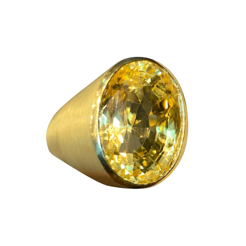 Heritage Legacy Cluster Yellow Sapphire Ring