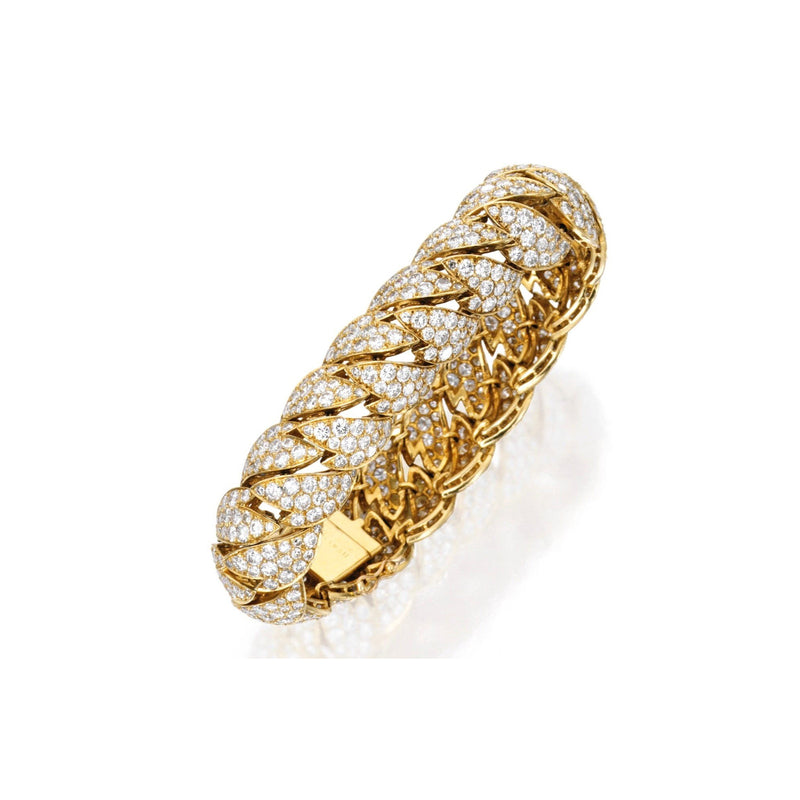 An Articulate Diamond Bracelet by Van Cleef and Arpels