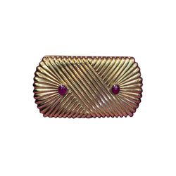Van Cleef & Arpels Cabochon Ruby and Gold Minaudiere